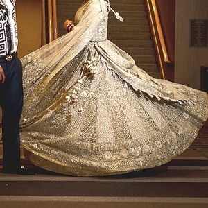 Custom Indian Wedding Reception Lehenga